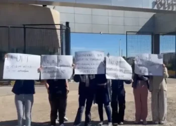 Estudiantes de la Politécnica de Tulancingo protestan