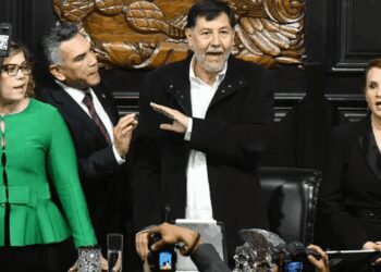 Reencuentro entre ‘Alito’ Moreno y Fernández Noroña