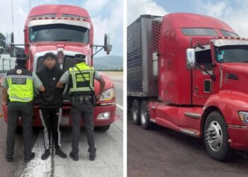 Detienen a asaltante en la México-Puebla; chofer de tráiler fue liberado