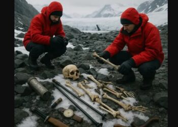 Encuentran restos de científico británico en la Antártida