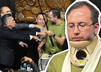 Emiliano González: el colaborador de Fernández Noroña agredido en la trifulca con Alejandro Moreno