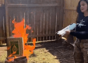 Candidata republicana que quema el Corán y lanza amenazas a musulmanes