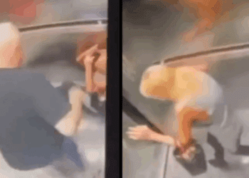 LordElevador: captan brutal agresión a mujer en Cuajimalpa