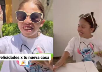 Lupita TikTok celebra nuevo hogar junto a sus padres