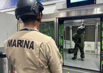 AICM se prepara ante posible ataque de bomba con simulacro de seguridad
