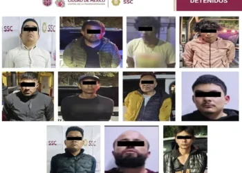 Detienen a 11 personas por robo de autopartes