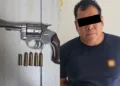 Detienen a hombre por amenazar con arma a su expareja