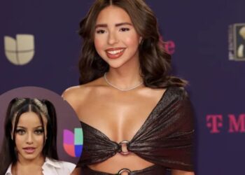 Emilia Mernes imita a Ángela Aguilar en concierto y desata debate en redes