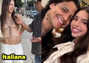 El “chisme” de Nodal y Ángela Aguilar cruza fronteras: joven italiana opina del triángulo amoroso