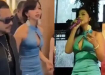 Ángela Aguilar y Nodal asisten a gala en CDMX, pero evitan a la prensa