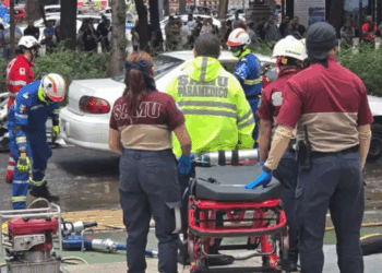 Mega simulacro en Reforma 222 muestra capacidad de respuesta ante emergencias