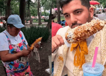 Elotes de 80 pesos sorprenden a turistas en la Alameda