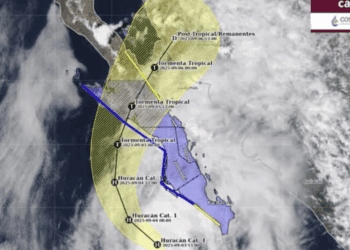 Cierran escuelas y oficinas en BCS por huracán Lorena