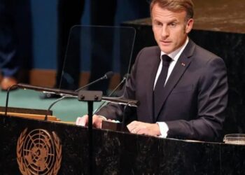 Macron bloqueado por convoy de Trump en calles de Nueva York