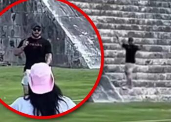 Turista detenido tras subir pirámide de Kukulcán en Chichén Itzá