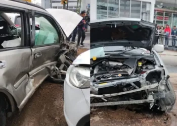 Accidente múltiple en la colonia Buenavista