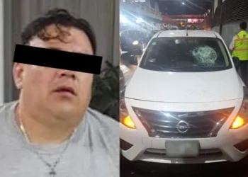 Cae automovilista tras atropellar a policía en el AICM