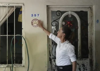 Sheinbaum va a zona afectada en San Luis Potosí