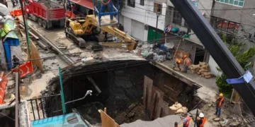 Reparación del socavón en Iztapalapa alcanza 70% de avance tras más de un mes de trabajos