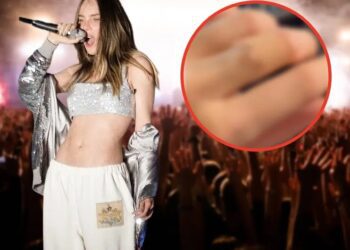 Belinda accidente concierto: La cantante se lesiona un dedo tocando la batería en plena presentación.