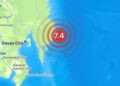 Fuerte sismo de magnitud 7.4 sacude Filipinas