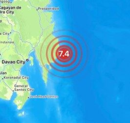 Fuerte sismo de magnitud 7.4 sacude Filipinas