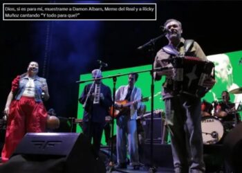 Damon Albarn sorprende al cantar con Intocable en CDMX