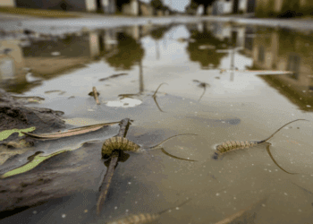 Gusano cola de rata enfermedades: Causas, síntomas y prevención tras la aparición por inundaciones