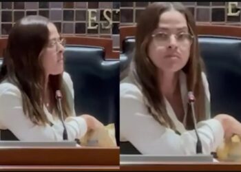 Diputada de Morena es captada comiendo palomitas durante sesión en Jalisco