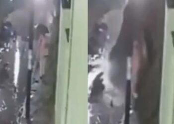 Colapsa barda de adobe y deja herida a mujer en San Pedro Cholula