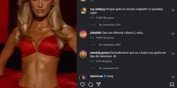 ¿Desaire a Karol G? Bella Hadid cambia el audio de su desfile y causa polémica