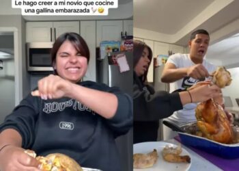 Broma de “gallina embarazada” sorprende a novio y arrasa en TikTok
