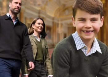 Kate y William frenan el primer acto oficial de Louis