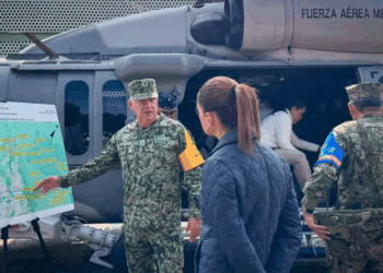 Sheinbaum recorre zonas afectadas por lluvias para supervisar atención