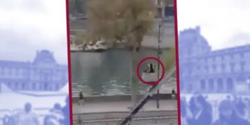 VIDEO: Captan a ladrones del Louvre huyendo en montacargas