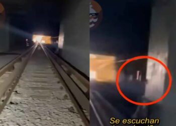 Aparición paranormal en Línea 1 del Metro CDMX causa furor en redes