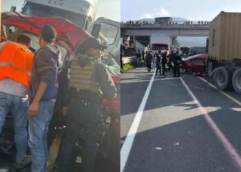 Choque múltiple en Pátzcuaro-Lázaro Cárdenas deja ocho heridos y tramo cerrado