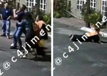 Vecinos de Iztacalco arman batalla campal en plena calle
