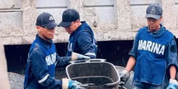 Marina concluye labores de auxilio y se repliega en Veracruz tras concluir el Plan de Recuperación