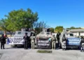 Decomisan vehículos blindados artesanales en frontera de Tamaulipas y Nuevo León