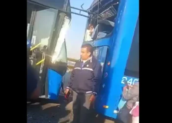 Colisión entre trolebuses en Santa Martha provoca heridos y suspensión parcial del servicio