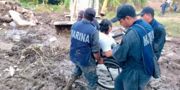 Semar reporta más de 23 mil atenciones médicas y apoyo en Veracruz tras fuertes lluvias