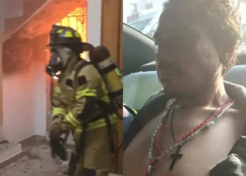 Hombre incendia iglesia en Morelia