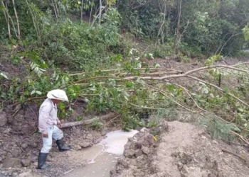Lluvias intensas dejan caminos bloqueados en la sierra Otomí-Tepehua de Hidalgo