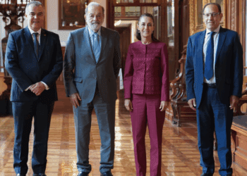 Reunión clave en Palacio Nacional: Sheinbaum y Slim se encuentran a puerta cerrada