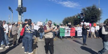 Marcha en Chihuahua por Carlos Manzo reúne a cerca de 500 personas