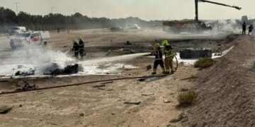 Avión Tejas de la Fuerza Aérea India cae en feria aérea de Dubái