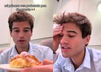 “¡Sabe fatal!”: español destroza al pan de muerto en TikTok