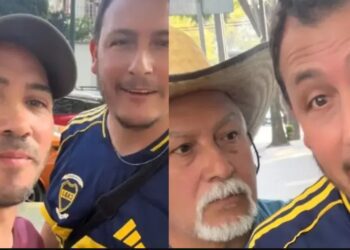 Argentinos lloran al visitar la casa real de Chespirito