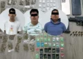 Detienen en Iztapalapa a tres hombres acusados de extorsión y ataque armado